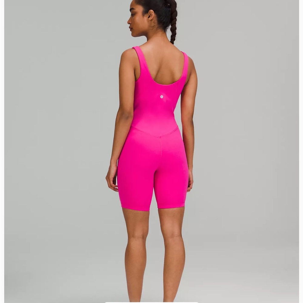 Lululemon Align Bodysuit 8" Sonic Pink